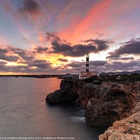Buy canvas prints of The Portocolom Lighthouse by DiFigiano Photography