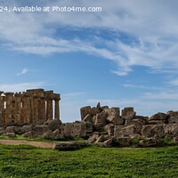 Buy canvas prints of Selinunte Temple Panorama by DiFigiano Photography