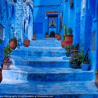 Buy canvas prints of The Blue Town by DiFigiano Photography