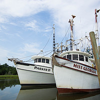 Buy canvas prints of McClellanville Shrimpers by DiFigiano Photography