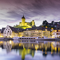 Buy canvas prints of Schaffhausen Sunset by DiFigiano Photography