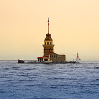 Buy canvas prints of The Maiden's Tower by DiFigiano Photography