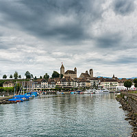 Buy canvas prints of Rapperswil Castle by DiFigiano Photography