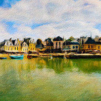 Buy canvas prints of Auray Cityscape 2 by DiFigiano Photography