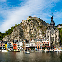 Buy canvas prints of Dinant Panorama by DiFigiano Photography