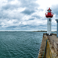 Buy canvas prints of Saint Vaast la Hougue Lighthouse by DiFigiano Photography