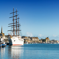 Buy canvas prints of Sea Cloud II at Saint Malo by DiFigiano Photography