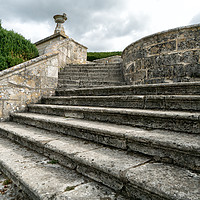 Buy canvas prints of Garden Steps by DiFigiano Photography
