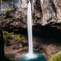 Buy canvas prints of Berglistuber Waterfalls in Switzerland by DiFigiano Photography
