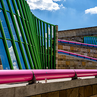 Buy canvas prints of Neue Staatsgalerie Stuttgart by DiFigiano Photography