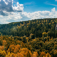 Buy canvas prints of Elbsandstein Autumn by DiFigiano Photography