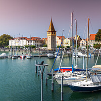 Buy canvas prints of Lindau Harbor by DiFigiano Photography