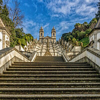 Buy canvas prints of Bom Jesus do Monte Sanctuary by DiFigiano Photography