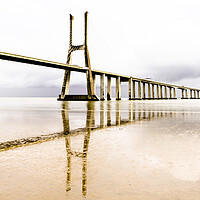 Buy canvas prints of Vasco da Gama Bridge by DiFigiano Photography