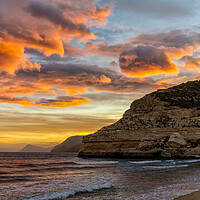Buy canvas prints of Agua Amarga Sunset by DiFigiano Photography