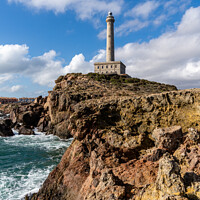 Buy canvas prints of Cabo de Palos Lighthouse by DiFigiano Photography