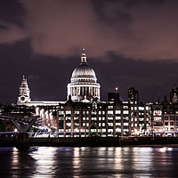 Buy canvas prints of St Paul's by light by Hannan Images