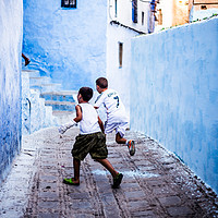 Buy canvas prints of Boys at play by Hannan Images
