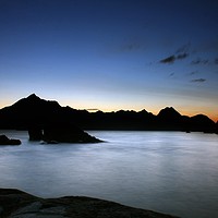 Buy canvas prints of Cuillins Sunset by Andy Barnes