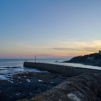 Buy canvas prints of Porthleven Breakwater Cornwall by Susan Ireland