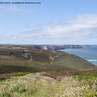 Buy canvas prints of St Agnes mines,St Agnes Head,Cornwall by kathy white
