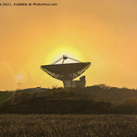 Buy canvas prints of Goonhilly Downs ,Gateway to Space,satallite dish, by kathy white