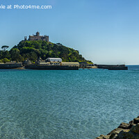 Buy canvas prints of St Michaels mount Cornwall,summer day , by kathy white