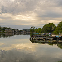 Buy canvas prints of Truro River Cornwall by kathy white