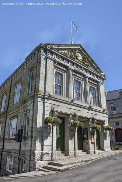 Guildhall Helston Cornwall Picture Board by kathy white