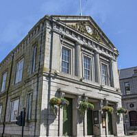 Buy canvas prints of Guildhall Helston Cornwall by kathy white