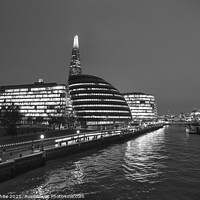 Buy canvas prints of London black and white by kathy white