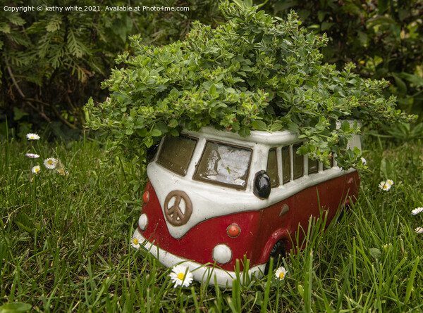 my little volkswagen caravanette Picture Board by kathy white