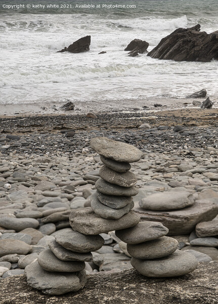 zen balanced stones,Stone Stack Picture Board by kathy white