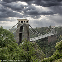 Buy canvas prints of  Clifton Suspension Bridge,Bristol by kathy white