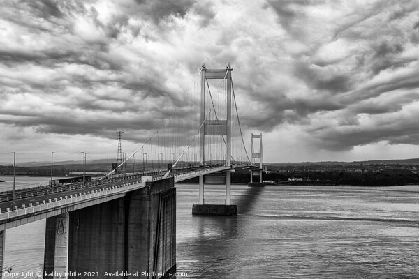 The Severn  suspension bridge  Picture Board by kathy white
