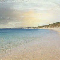 Buy canvas prints of Gunwalloe  Cornish,Beach , Fishing Cove  by kathy white
