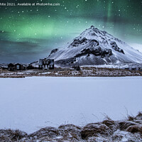 Buy canvas prints of Snæfellsnes Iceland ,northern lights by kathy white