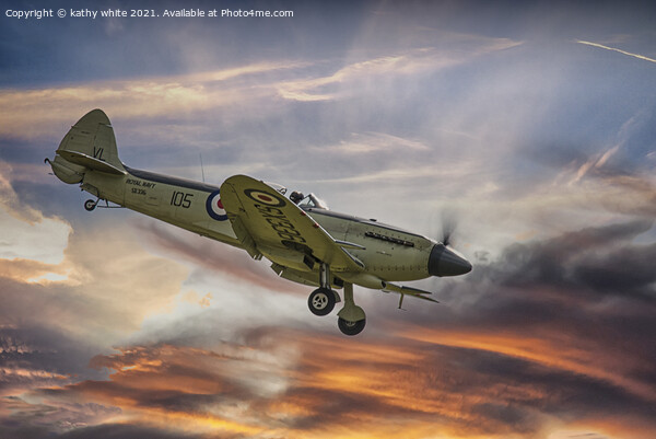 Spitfire Supermarine  Picture Board by kathy white