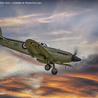 Buy canvas prints of Spitfire Supermarine  by kathy white