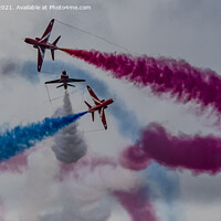Buy canvas prints of Red arrows juset the three of us by kathy white