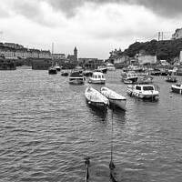 Buy canvas prints of Porthleven Harbour Cornwall by kathy white