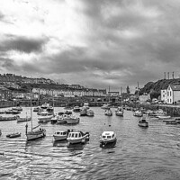 Buy canvas prints of Porthleven Harbour Cornwall by kathy white