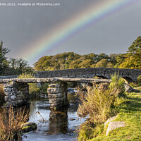 Buy canvas prints of Post Bridge Dartmoor, Dartmoor National Park by kathy white