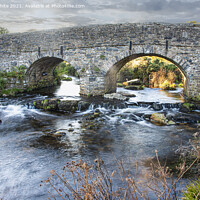 Buy canvas prints of  Dartmoor National Park,Postbridge  by kathy white