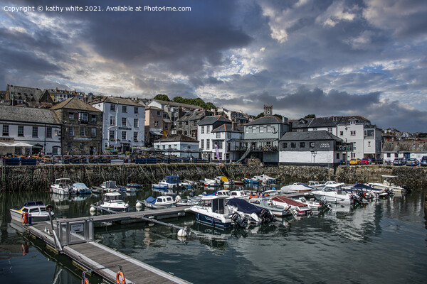 Falmouth Cornwall marina Picture Board by kathy white