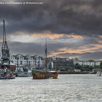 Buy canvas prints of Pirate ship at Bristol by kathy white