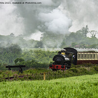 Buy canvas prints of Cornwall  steam train by kathy white