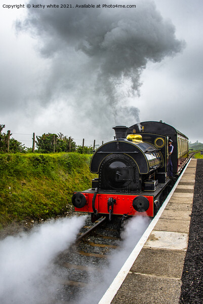 Cornwall  steam train Picture Board by kathy white