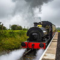 Buy canvas prints of Cornwall  steam train by kathy white