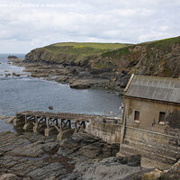 Buy canvas prints of old lifeboat house lizard point by kathy white